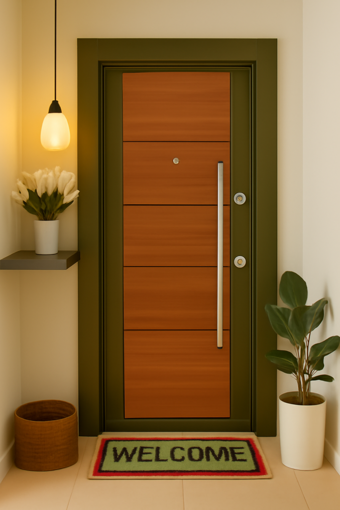 Brown Line Apartman Kapısı Modeli